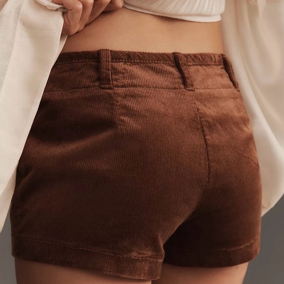 Anthropologie | MAEVE CORDUROY TROUSER MICRO SHORTS | Size 10 & 14 | NWT - Picture 3 of 3